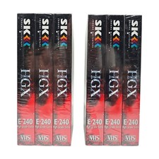 6x Videocassette SK HGX E-240