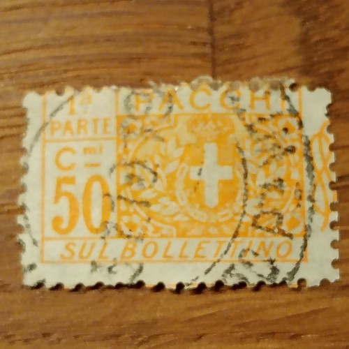 Francobollo pacchi italiano - italiano, 50