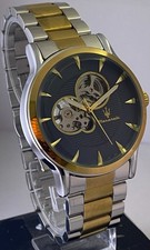 Orologio Automatico Ricondizionato Maserati Velocita Quadrante Cuore Aperto Design Bicolore