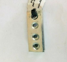 4 Piastrine di congiunzione per mobili acciaio zincato mm 40x15 piastra 4 fori