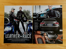 2015 Vintage Print Ad Mazerati