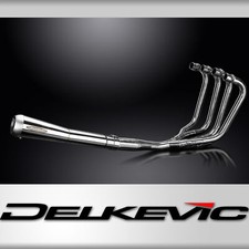 Silenziatore Honda CBX750F 1984-1986 scarico inox lucido 4-1 cono retromarcia