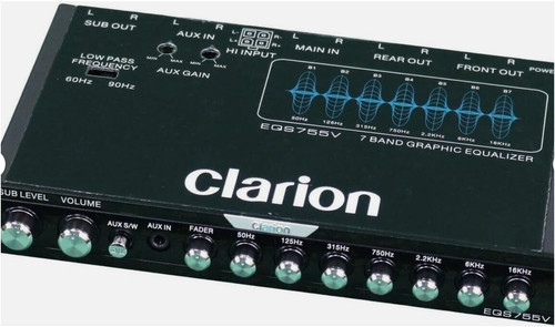Clarion eqs755v equalizzatore - clarion,