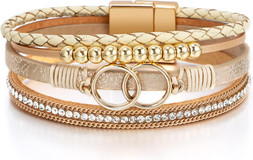 Bracciale leopardato fesciory - bracciale,