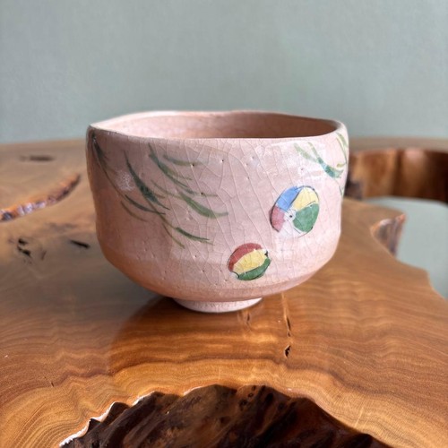 Vintage matcha bowl - vintage, raku-iri