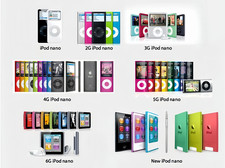 Lotto Apple iPod Nano 1a 2a 3a