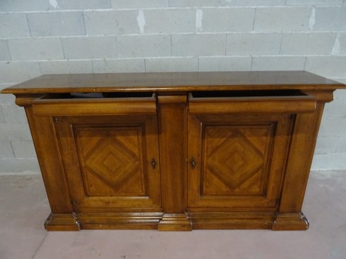 Credenza noce massello - , in