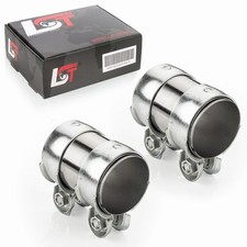 2x Morsetto Doppio Scarico Ø