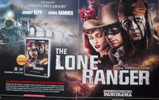 Pubblicità Ritaglio Italian Film 2013 THE LONE RANGER Johnny Depp