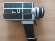 Videocamera Super 8 Vintage Kohka con custodia, Lampada Quarzo e Flash MaxWell