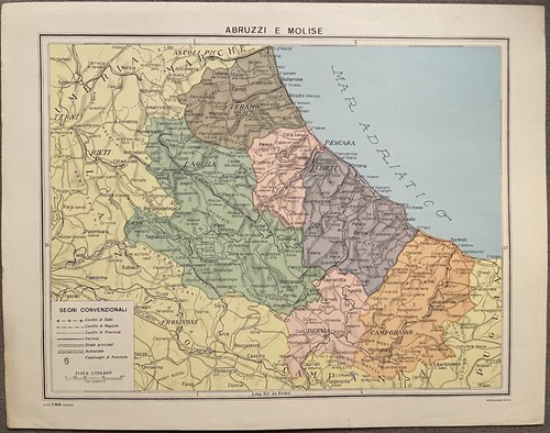 Abruzzi molise cartina - molise,