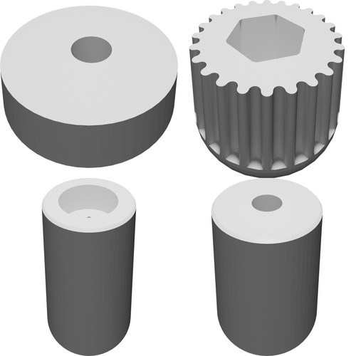 Morsetto spool con manopola - morsetto,