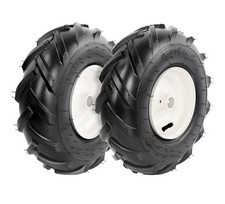 2x Ruota Pneumatico Motozappa