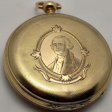 Orologio da tasca Patek Philippe 18k George Washington commemorativo MUSEO OROLOGIO