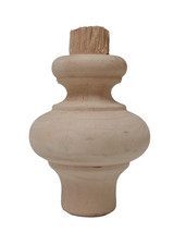 PIEDE PIEDINO IN LEGNO GREZZO