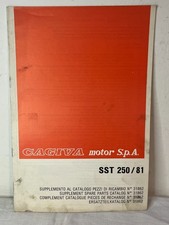 CAGIVA supplemento catalogo pezzi di ricambio SST 250/81 vintage officina
