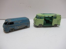 MATCHBOX # 34 VOLKSWAGEN FURGONE + # 34 VOLKSWAGEN CAMPER originale ENGLAND