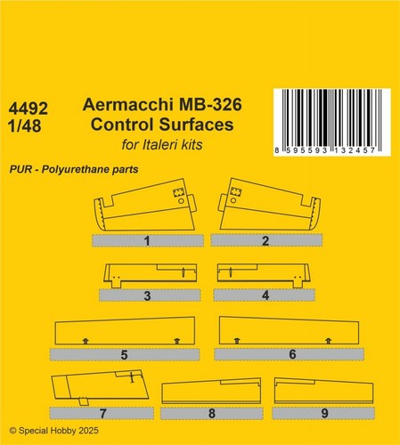 Aermacchi 326 superfici - aermacchi, di