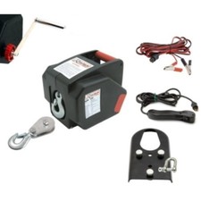 Verricello/Argano/Paranco elettrico 12V 2000 lbs + Telecomando Ribitech - PE12V