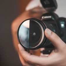 Prisma in vetro con filtro per