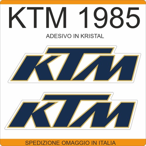 Adesivi ktm 1985 kristal - adesivi,