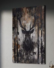 Quadro tela cervo - cervo, astratto