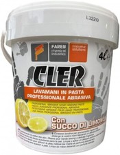 Faren CLER Pasta Lavamani Abrasiva alta qualità Emmoliente, succo di limone 4lt