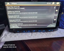 PIONEER 2024 USA CANADA MESSICO MAPPA GPS PIONEER AVIC-5200NEX PIONEER AVIC-5201NEX