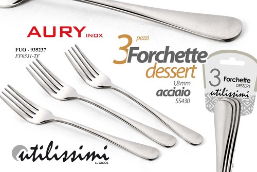 Set forchettine dolce - set, 3