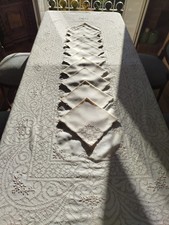 Tovaglia Ricamata Sfilato Siciliano 