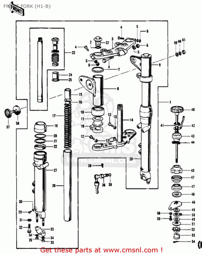 Piastra superiore kawasaki 500 - piastra,