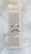 SEGNALIBRO HANDMADE GATTO DISEGNO UNICO SU PAGINA LIBRO FATTO A MANO