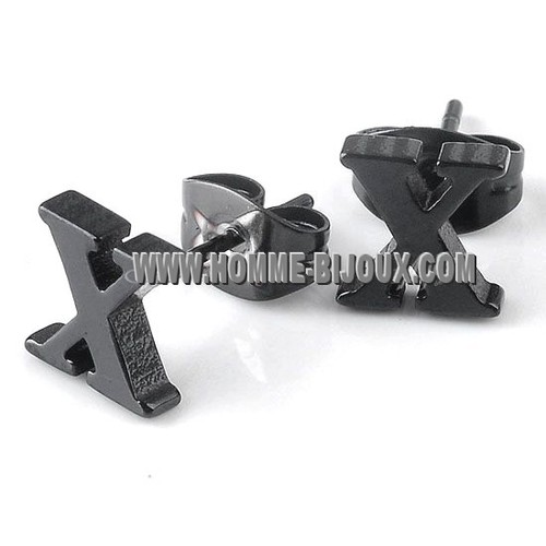 Pair men earrings new teen - new,