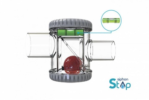 Sifone secco orizzontale - sifone, a