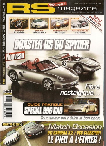Magazine porsche 987 - porsche,