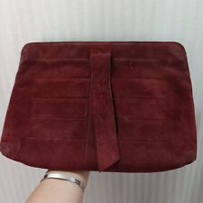 articoli B10 borsa a mano salvatore Ferragamo bordeaux in velluto vintage misure