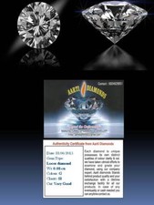 Diamante taglio brillante 0,08 ct CERTIFICATO 