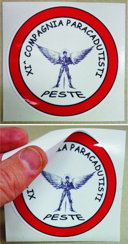 Adesivo stemma compagnia - adesivo,