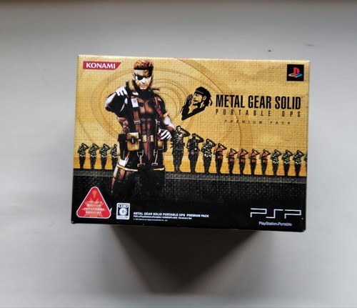 Sony psp 1000 metal - gear, solid