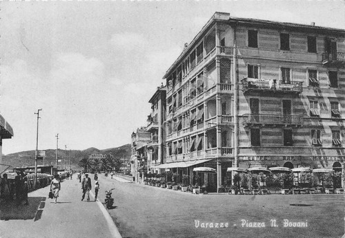 Cartolina varazze piazza - cartolina, n