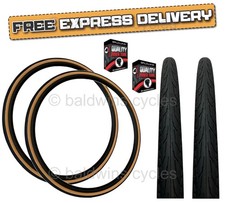 COPPIA Calvicoli 700x28c AMBRA WALL Road Bike Vintage TUBI PNEUMATICI TRADIZIONALI SLICK