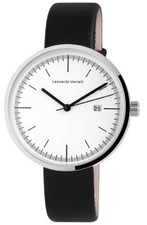 OROLOGIO da polso LEONARDO VERRELLI con Datario STILE CLASSICO e vintage da UOMO