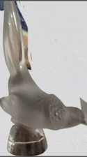 Lalique Francese Cristallo Vetro Uccello Fermacarte