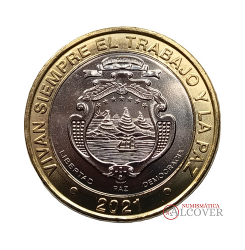 Costa rica 500 colones 2021 - costa,