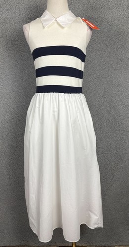 Abito donna bianco navy a - bianco,