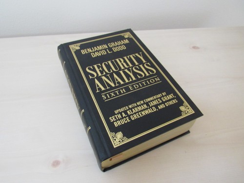 Security analysis leatherbound - security,