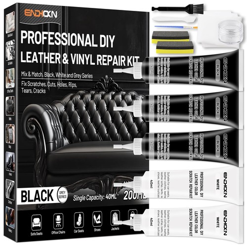 Kit riparazione pelle nero - riparazione,
