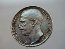 REGNO vittorio emanuele III 10 lire  BIGA 1927 2*ROSETTE AG. ALTA CONSERVAZIONE