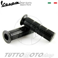 COPPIA MANOPOLE NERE CON LOGO