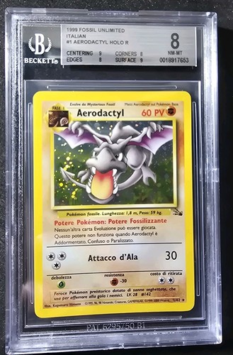 Pokemon aerodactyl bgs set - pokemon,